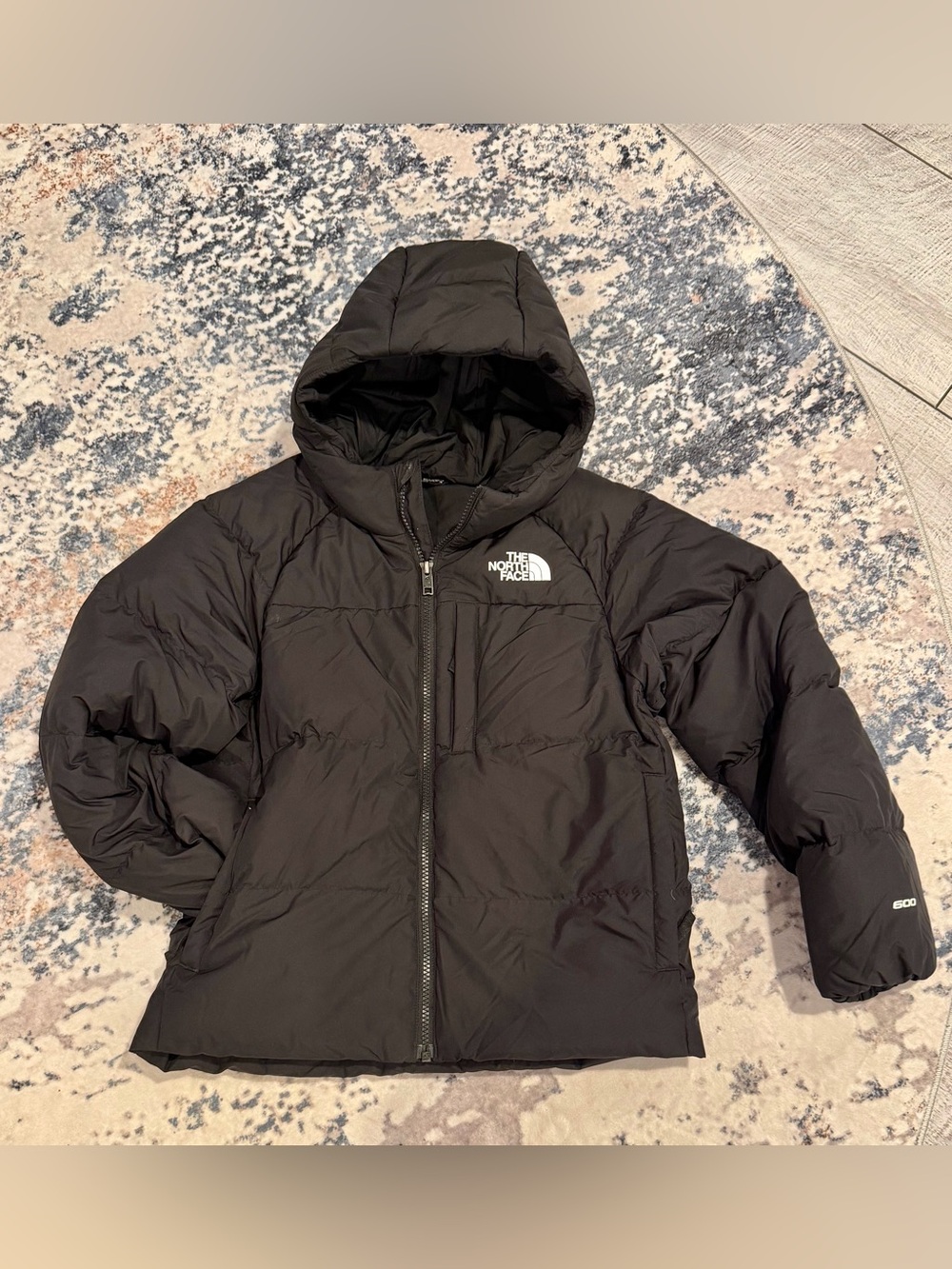 The North Face Boys Black 600 Down Puffer Jacket 10